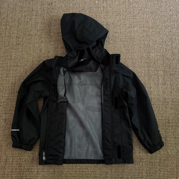 North Face Antora Rain Jacket - Toddlers'/Kids' Size 4 Black - Picture 3 of 4